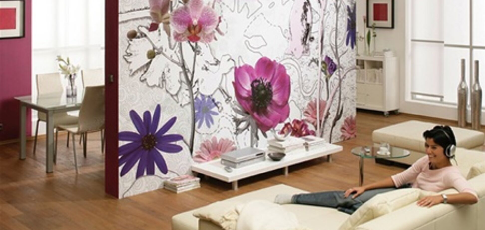 Фотообои в интерьере