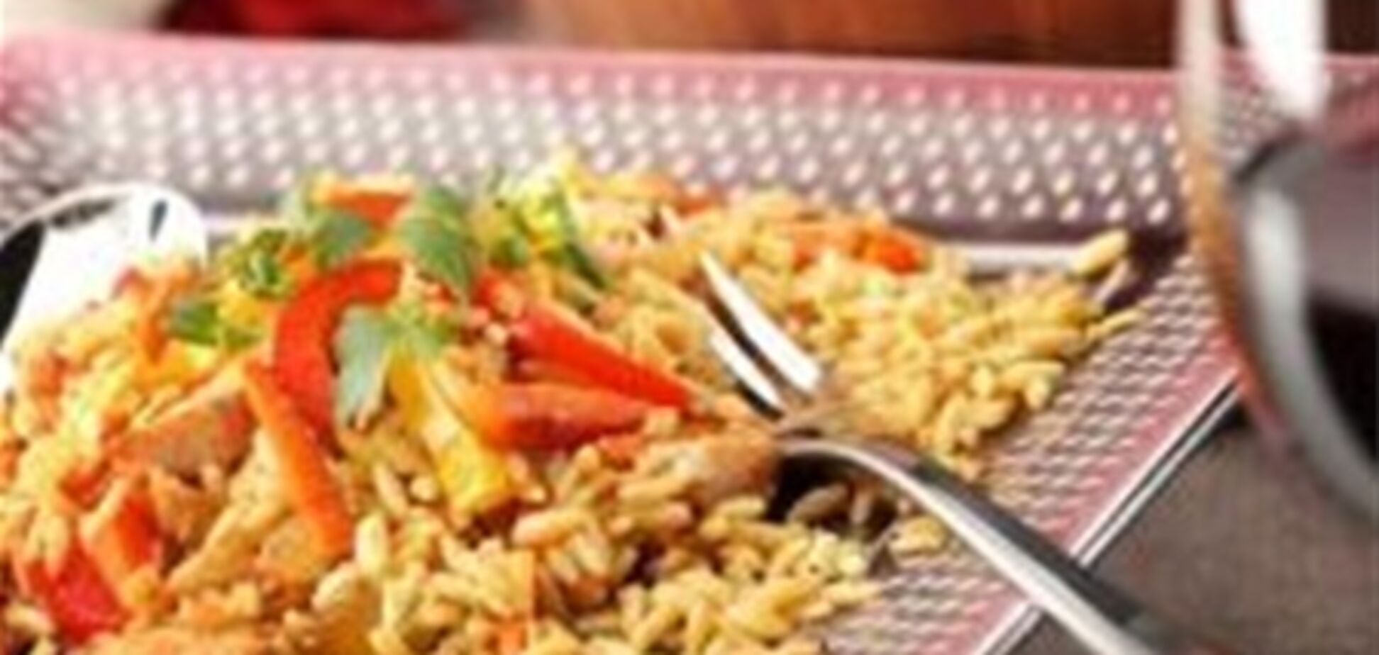 Паста орзо с курицей