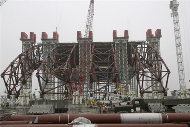 Строительство нового саркофага в Чернобыле