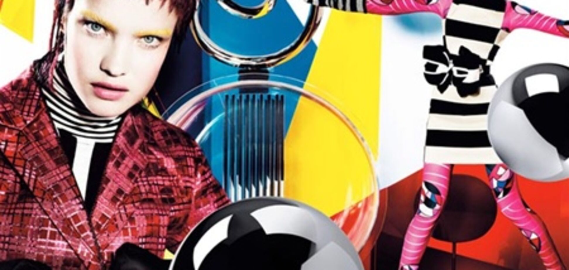 Британский Vogue окунул Водянову в поп-арт. Фото