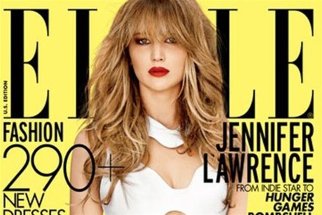Дженнифер Лоуренс соблазняет для ELLE. Фото