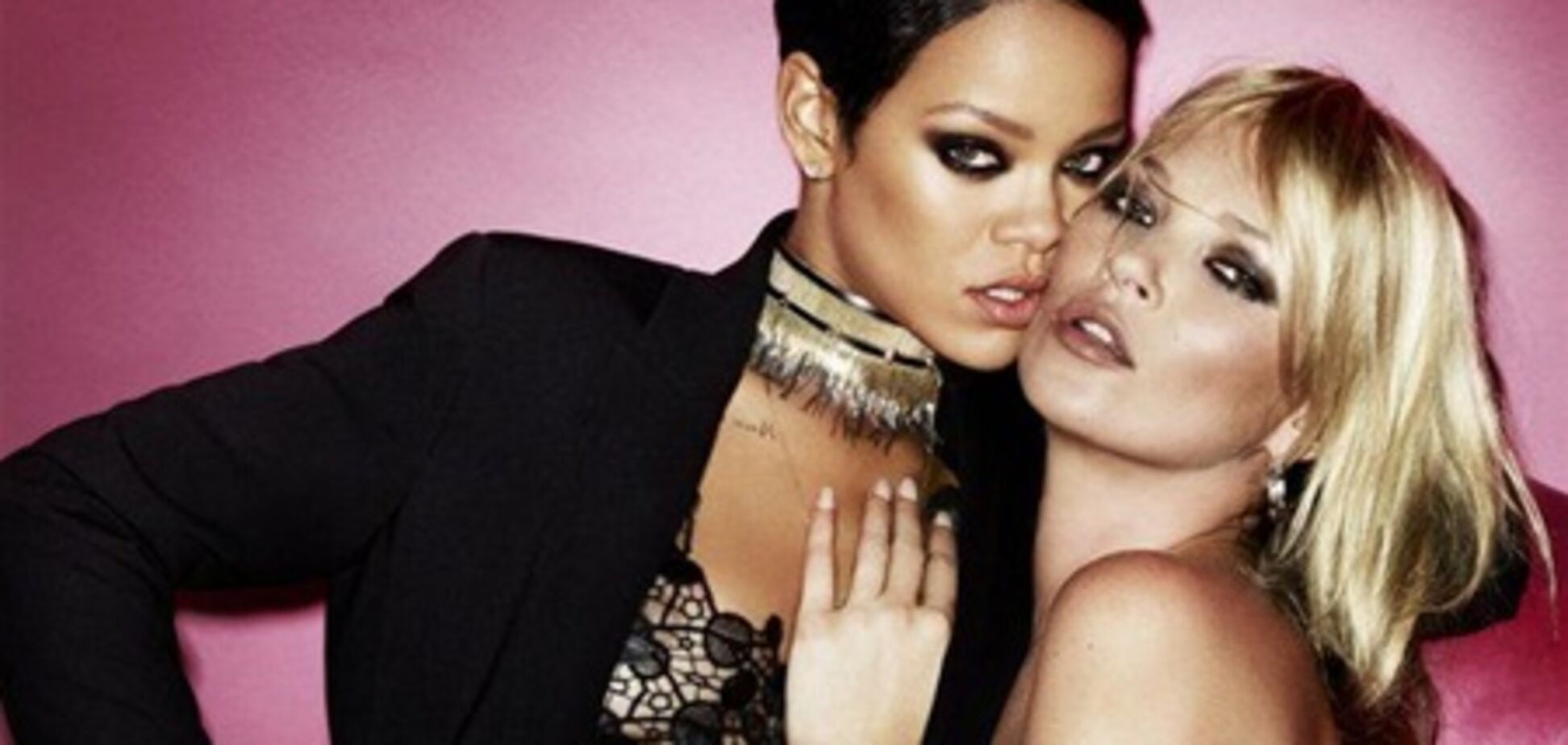 Рианна и Кейт Мосс провоцируют для V Magazine. Фото