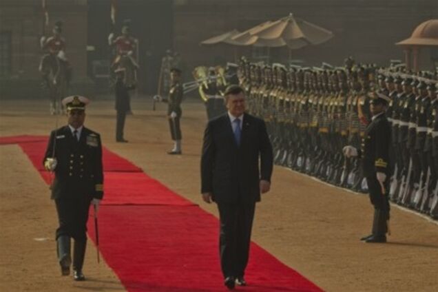 Янукович пребывает с госвизитом в Индии