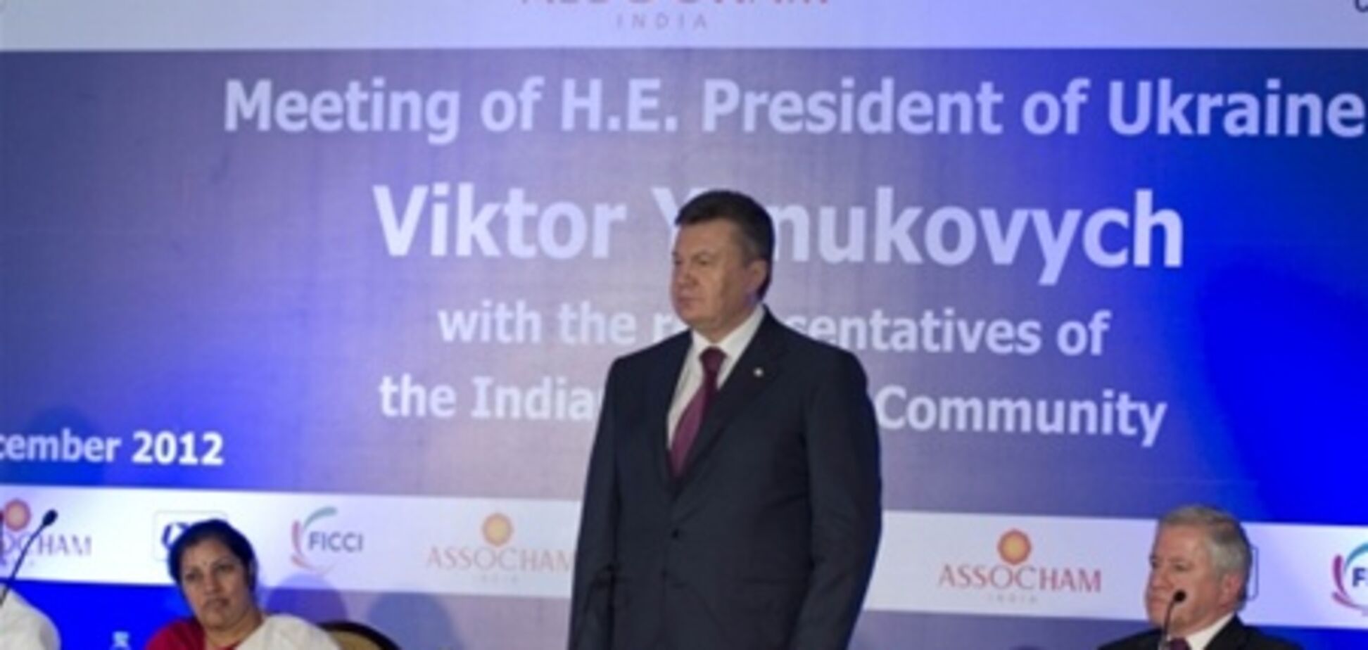 Янукович предлагает Индии самолеты, суда и грузовики