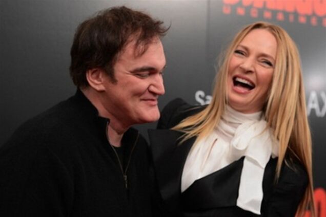 'Джанго освобожденный' в Нью-Йорке: Тарантино тискает Уму Турман