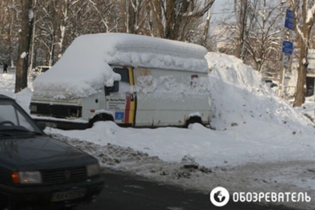 SOS! Украина под снегом. Видео