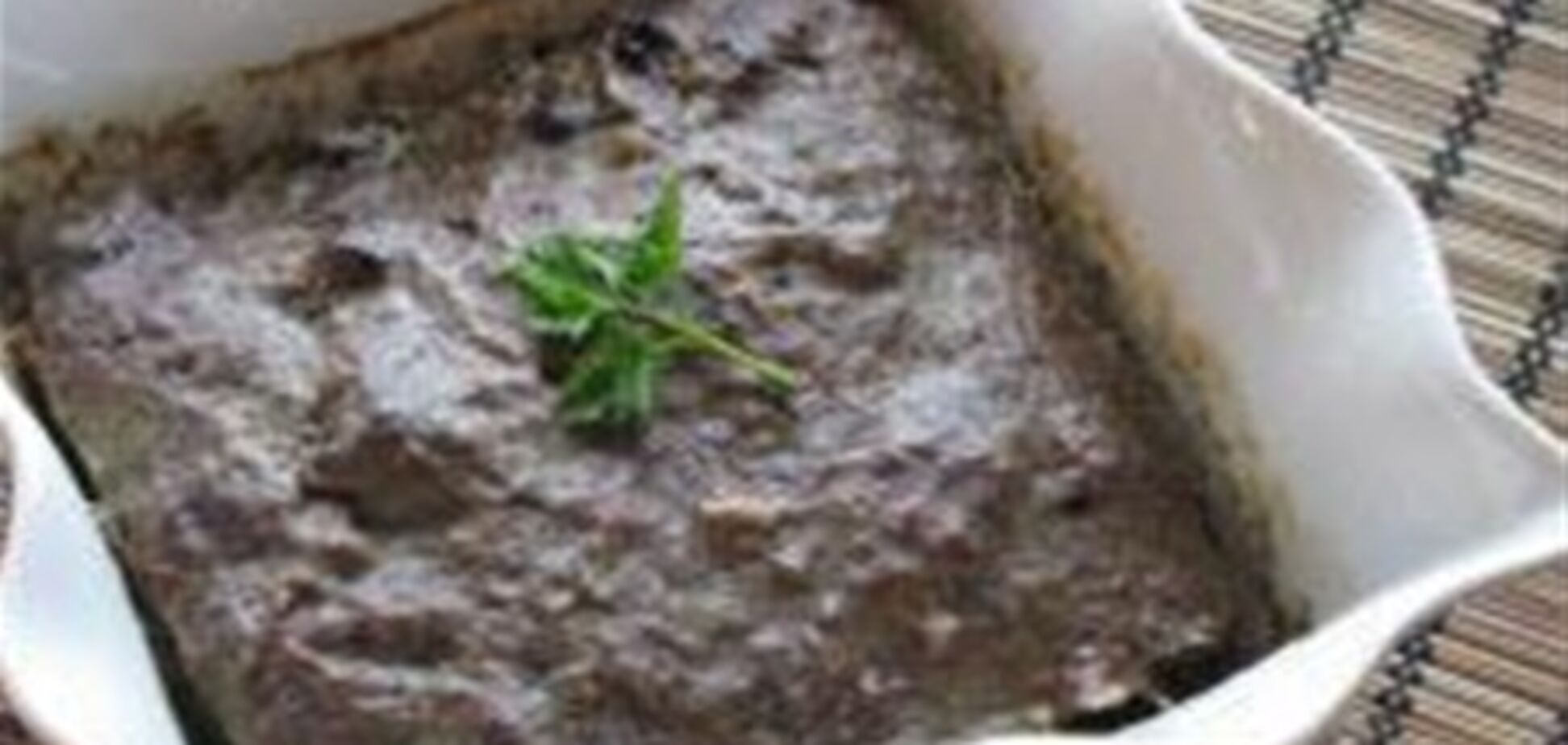 Паштет из куриной печени и грибов