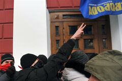 Штурм мерії Одеси розслідує міліція. Відео