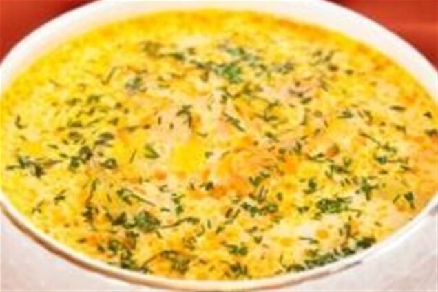 Сливочный суп с семгой