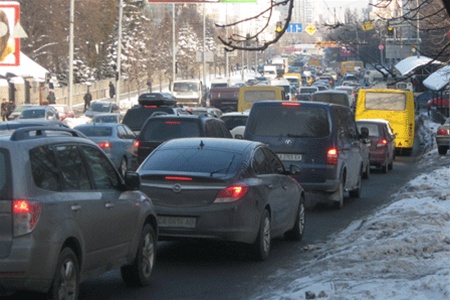 Киевские дороги: спокойствие, только спокойствие. Фото