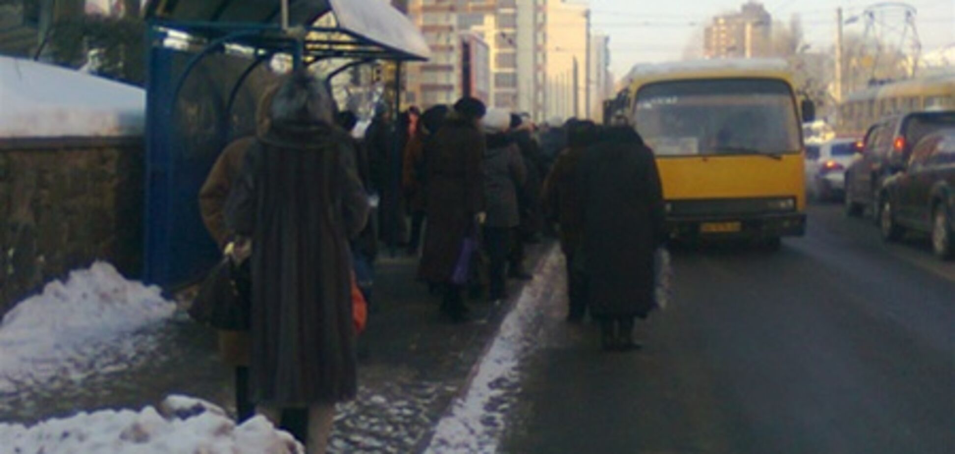 Лютые морозы парализовали Киев. Фото. Видео