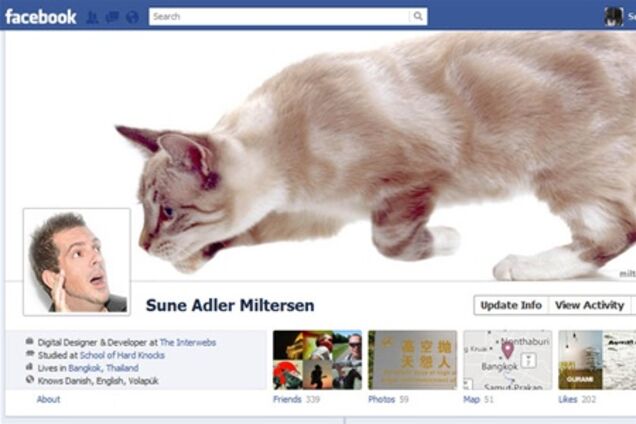 Самые смешные оформления профиля в Facebook