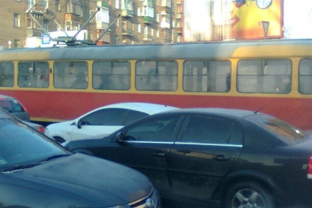 Киев 'отметил' День влюбленных рекордной 10-бальной пробкой