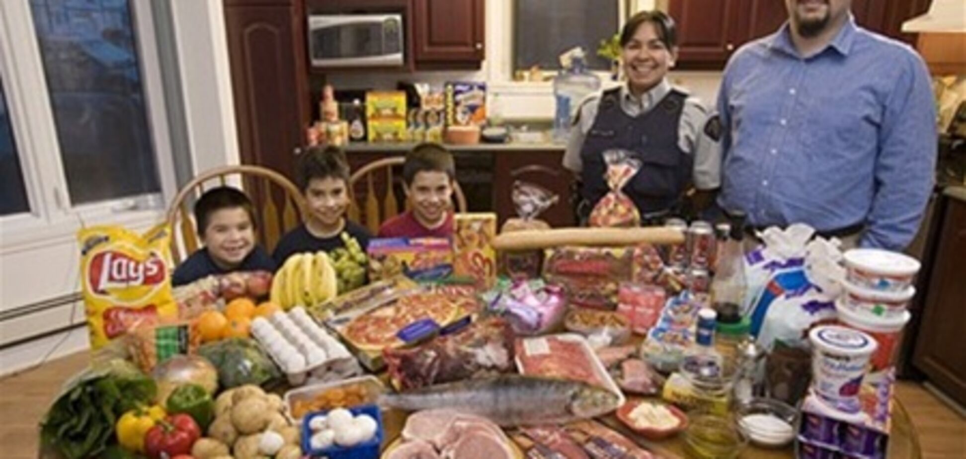 Канадская семья «съедает» 5500 гривен ежемесячно