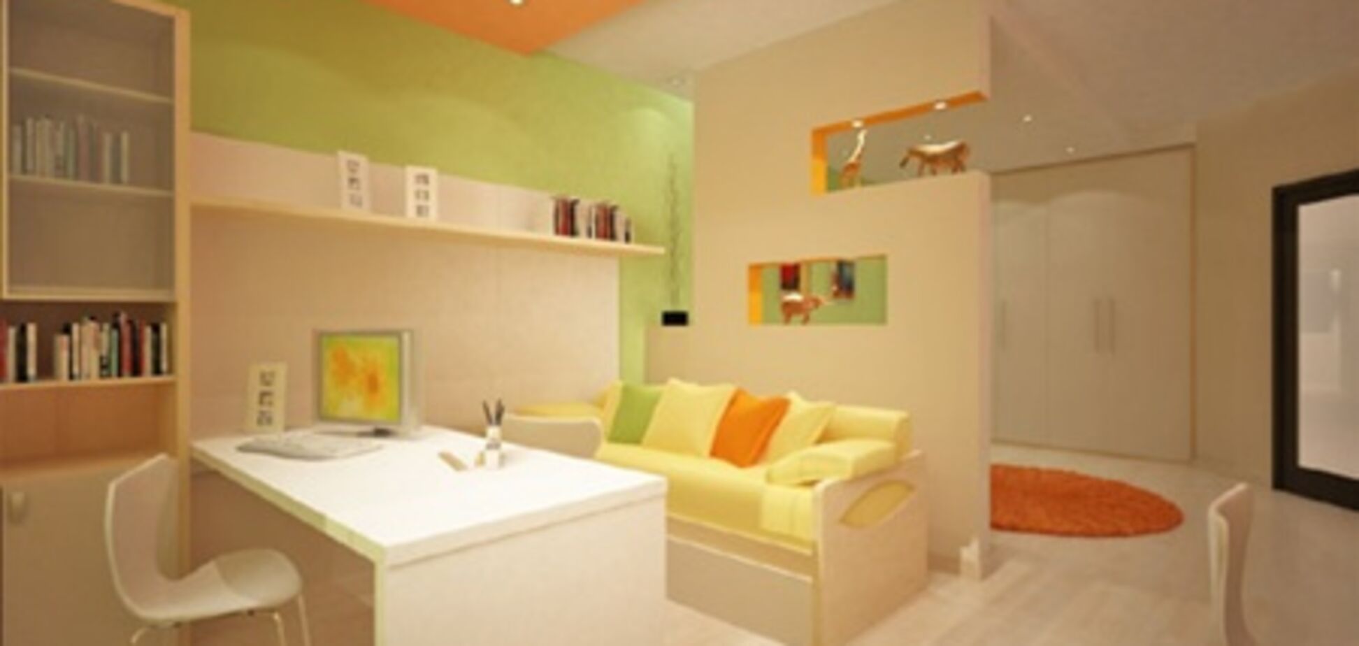 Дизайн интерьера детской комнаты