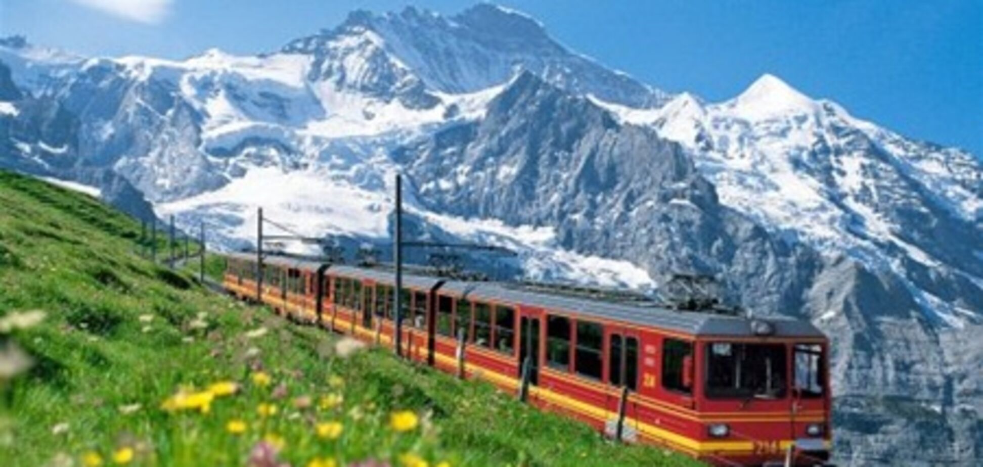 Самая высокогорная железная дорога Европы отмечает юбилей