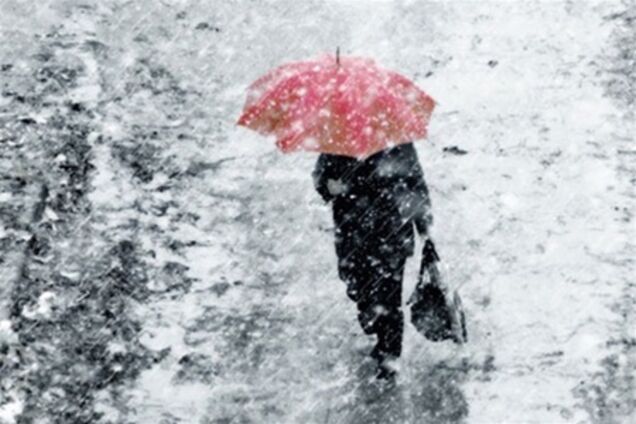 Завтра в Украине пойдет мокрый снег