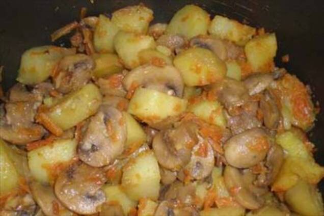 Картошка с грибами