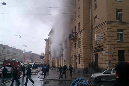 Пожар в ресторане в Санкт-Петербурге локализован