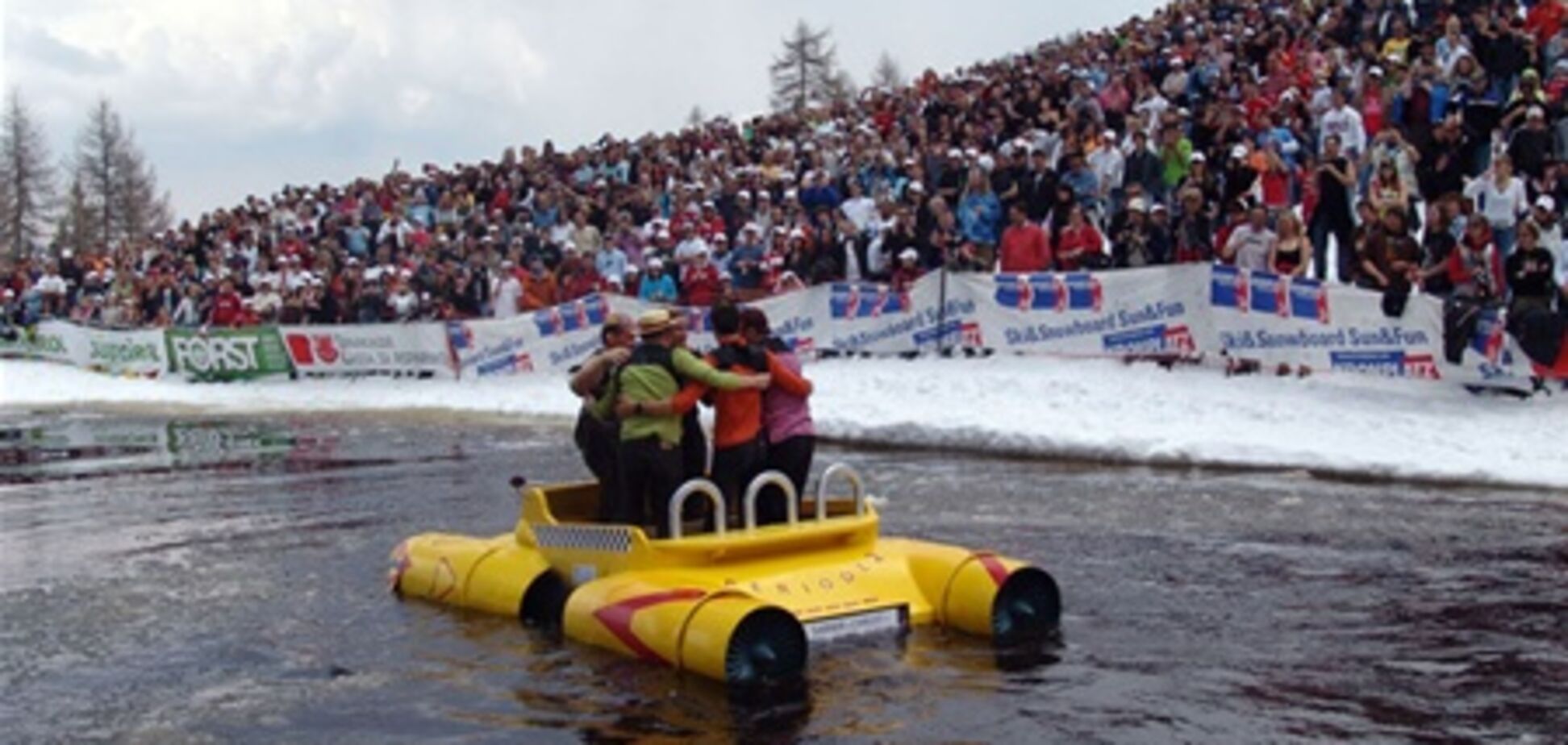 На курорте Кронплац пройдёт фестиваль 'Прыжки через лужу'