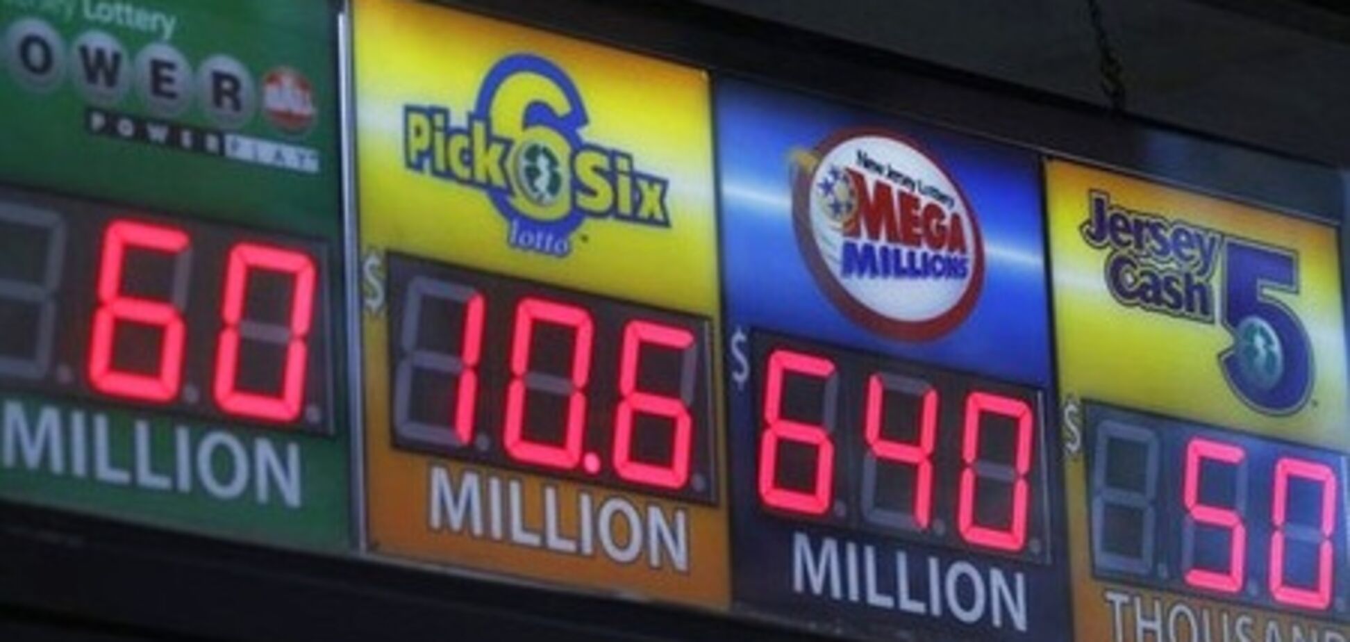 В США не могут найти обладателей самого большого джекпота в истории