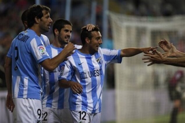 Чемпионат Испании. 'Малага' вышла на третье место