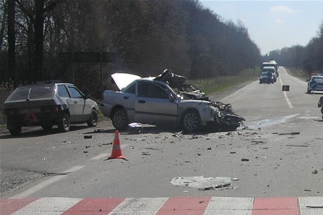 Подробности жуткого ДТП под Киевом. Фото