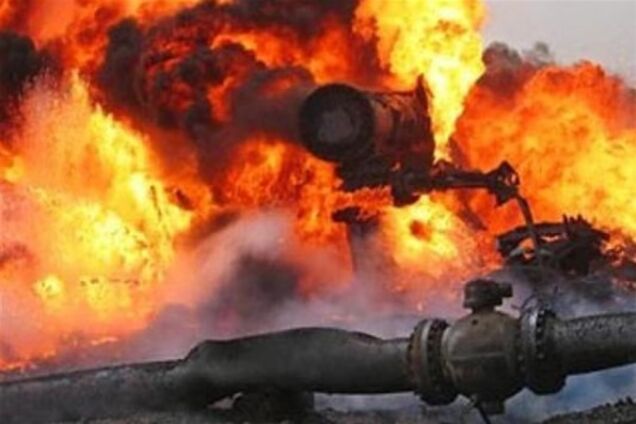 На магистральном газопроводе в Азербайджане произошел мощный взрыв