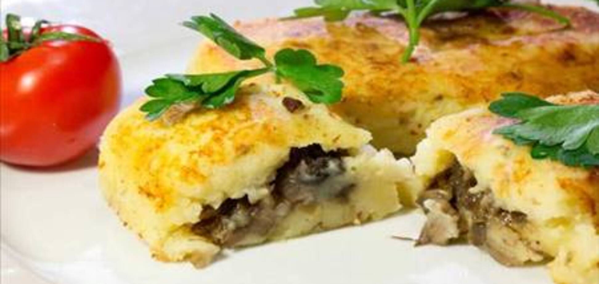 Картофельные зразы с подосиновиками