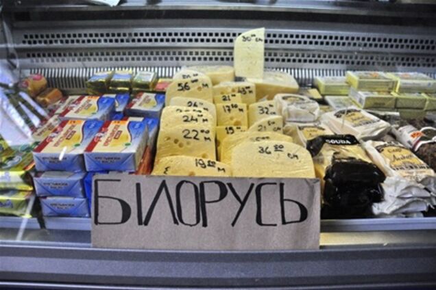 Продукты из Белоруссии продают в Украине незаконно