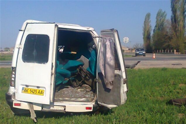 Схема трагического ДТП в Крыму, унесшего шесть жизней. Фото