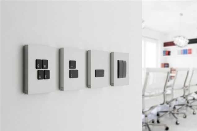Созданы стильные выключатели света с кнопками от клавиатуры. Фото