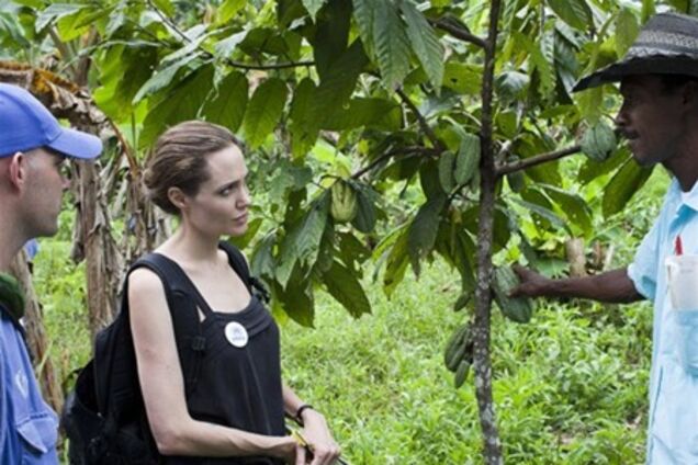 Джоли отправилась исполнять задания ООН. Фото