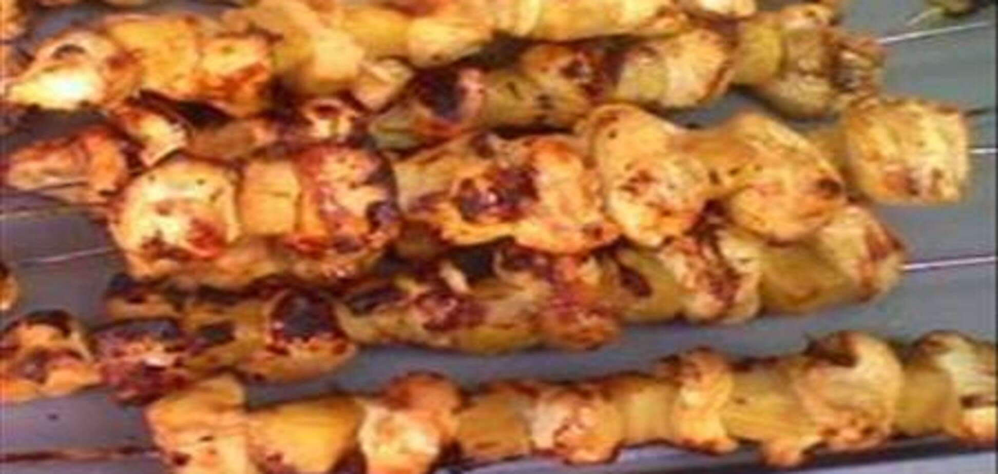 Куриный шашлык по-гавайски