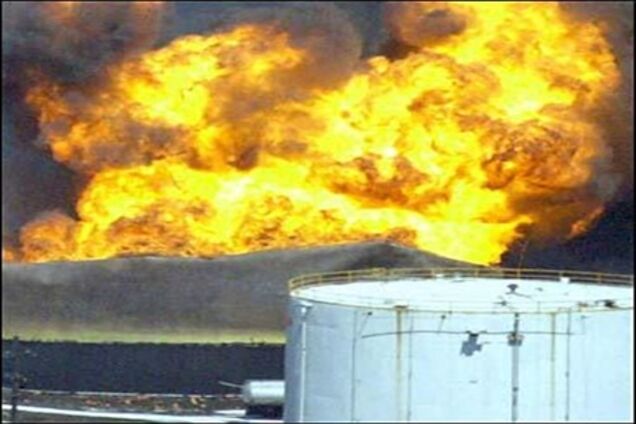 В Горловке горел 'Стирол'