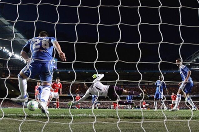 Лига чемпионов. 'Челси' во второй раз победил 'Бенфику' и вышел на 'Барселону'