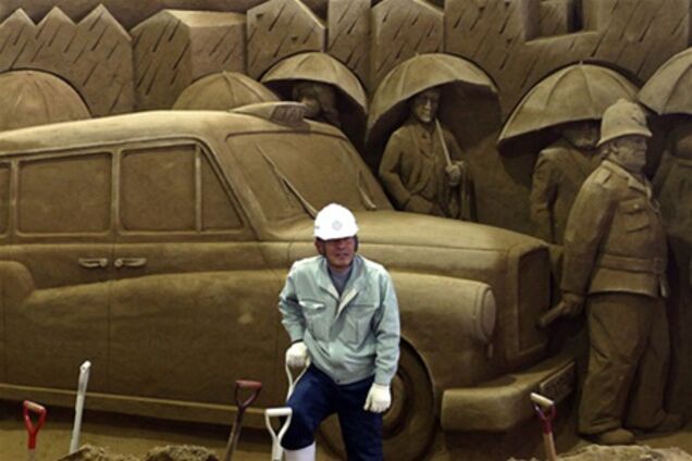 Виставка пісочних скульптур