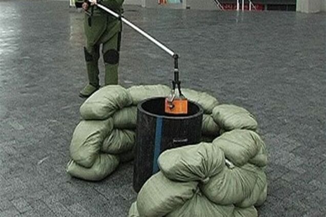 В Херсоне взрывотехники уничтожили подозрительную сумку