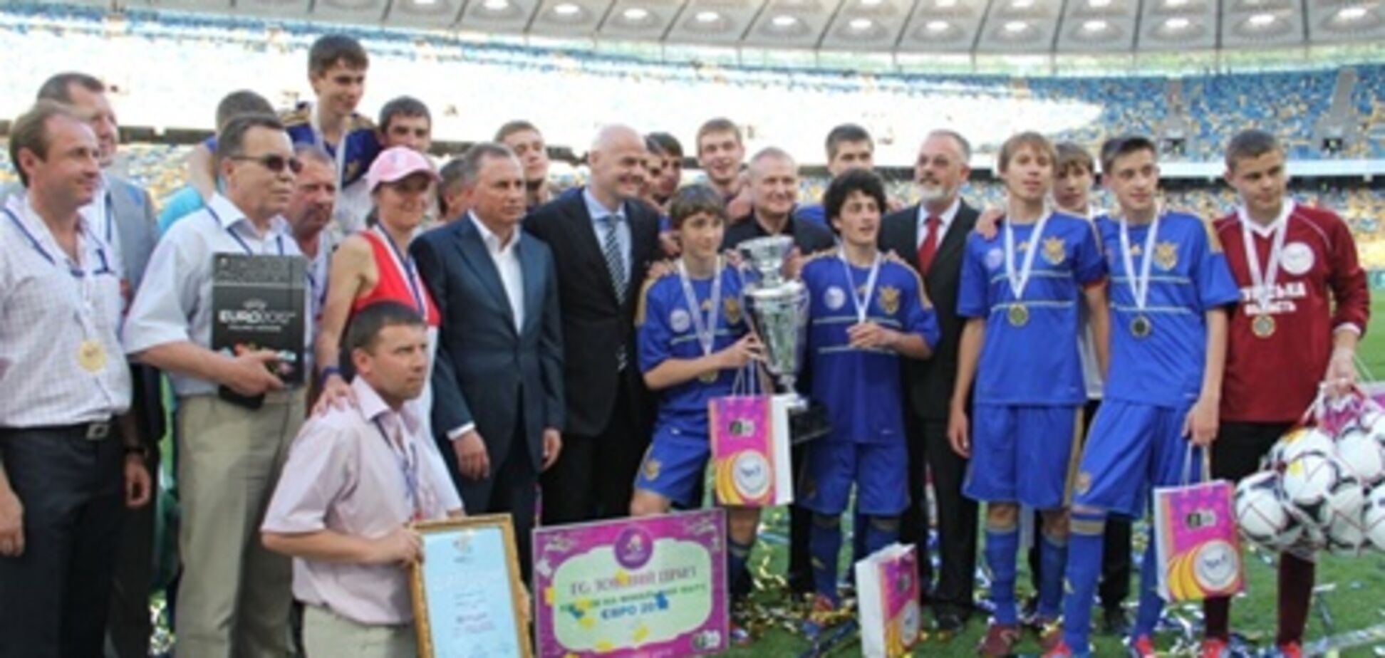 На 'Олімпійському' пройшов фінал 'Шкільного кубка'