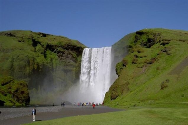 Скогафос - самый знаменитый водопад Исландии