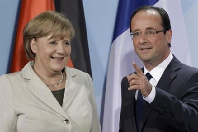 Меркель і Олланд поообещалі разом боротися з кризою