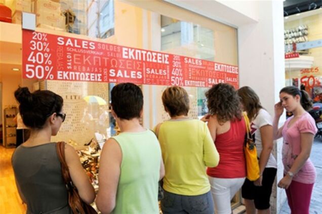В Афинах начались весенние распродажи