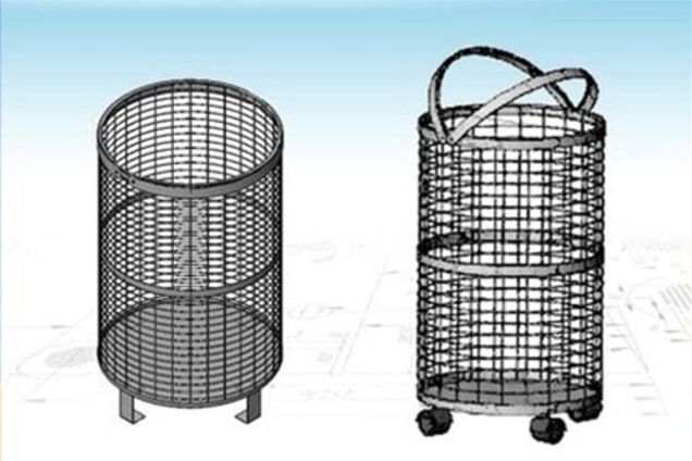 У Дніпропетровську почали встановлювати нові урни для сміття