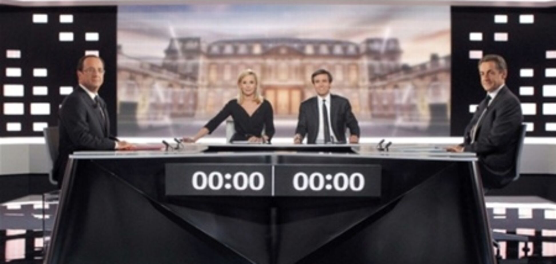 Олланд и Саркози встретились лицом к лицу в ходе дебатов