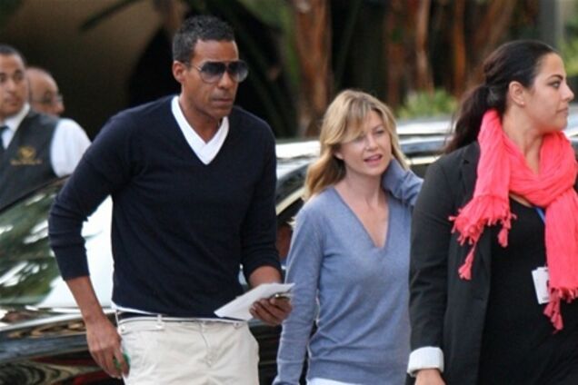 Помпео отправилась на матч с мужем. Фото