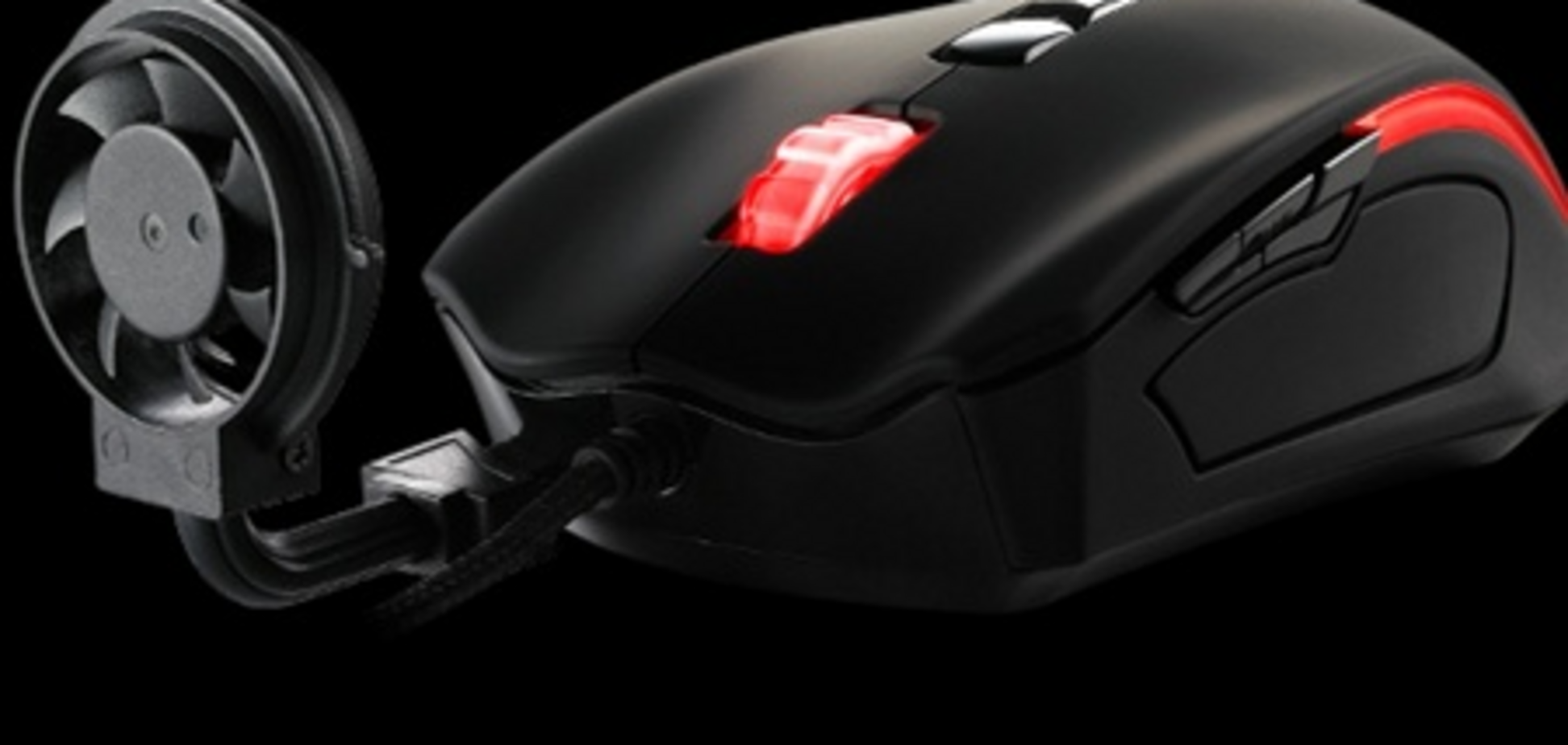 Создана первая в мире мышь для потных рук – с вентилятором. Фото