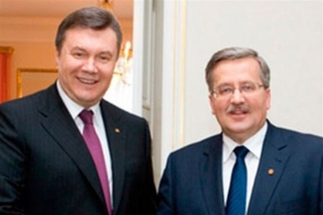 Янукович и Коморовский пообщались 'тет-а-тет'