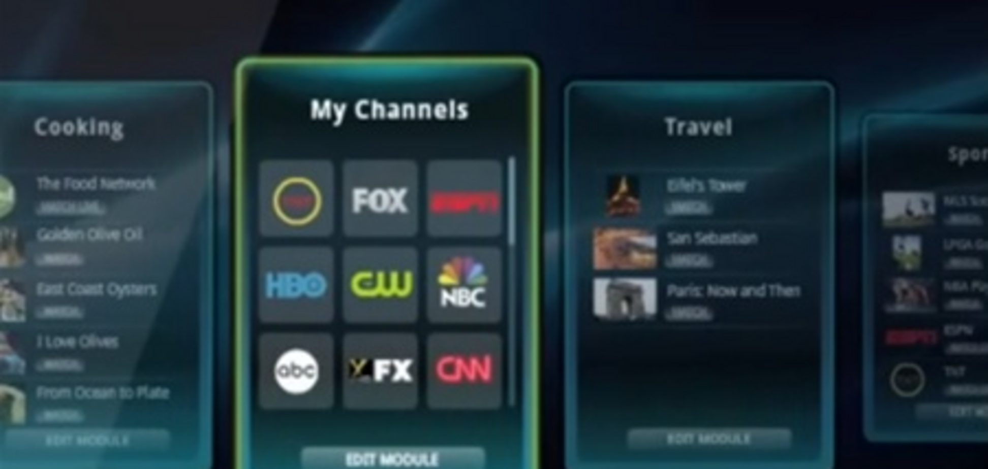 Motorola делает красивую операционную систему для телевизоров. Видео