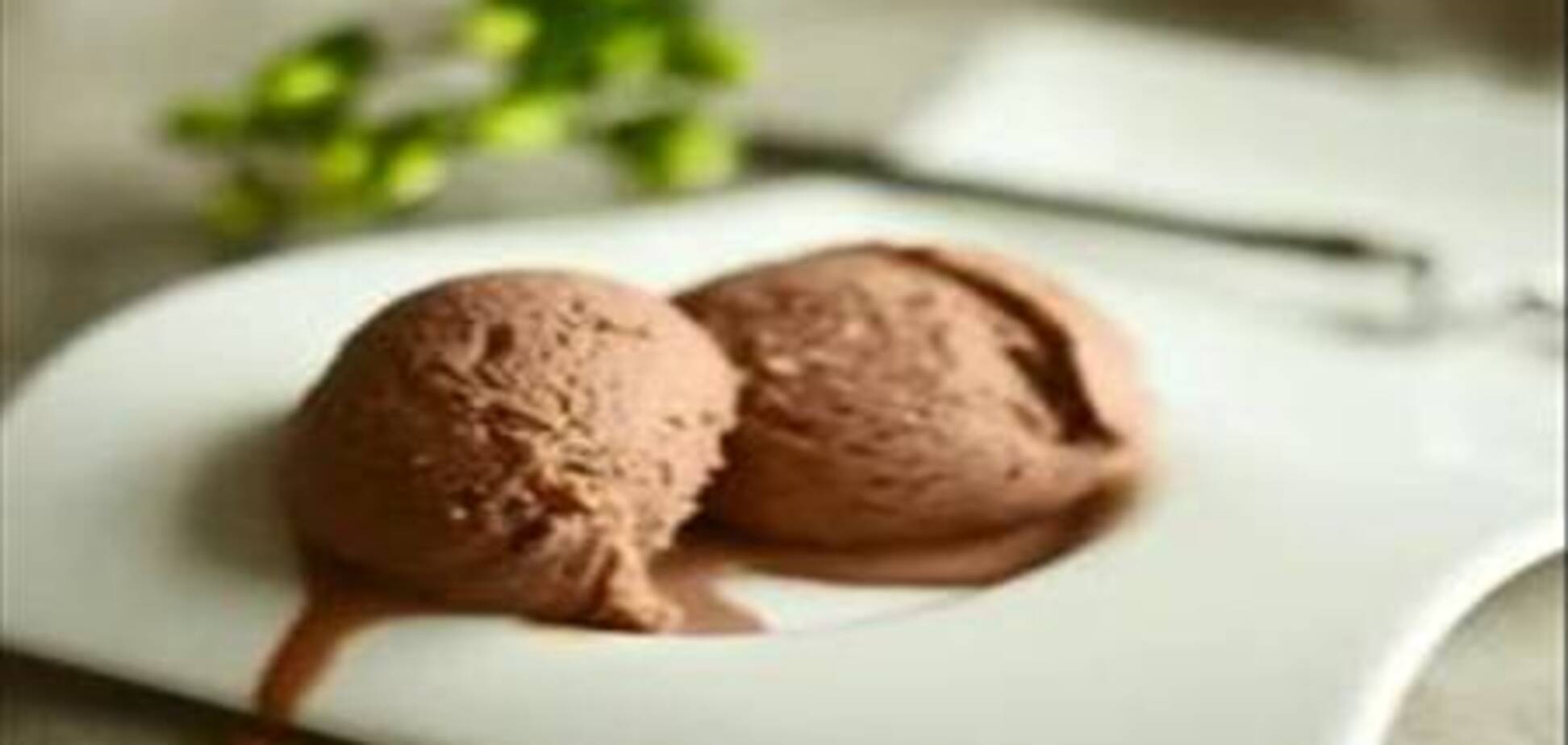 Шоколадное домашнее мороженое