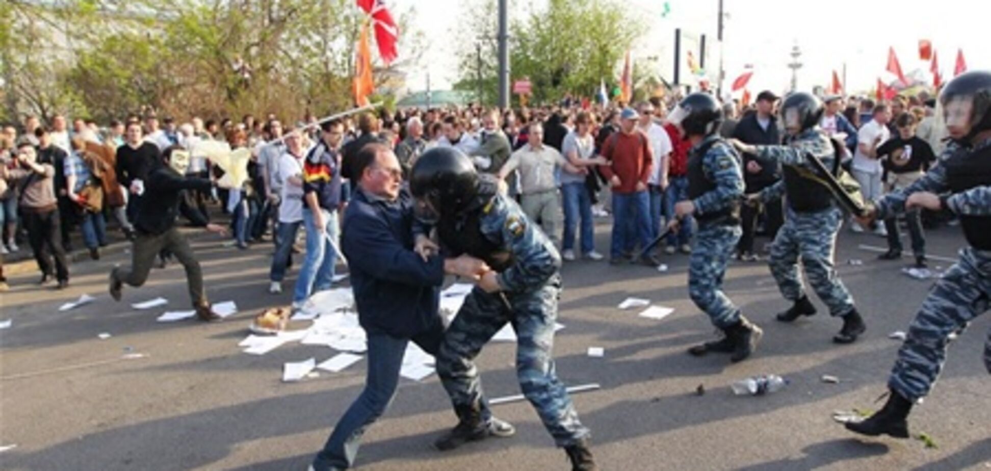 По делу о беспорядках на 'Марше миллионов' задержаны еще два человека